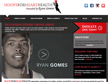 Tablet Screenshot of hoopsforhearthealth.org
